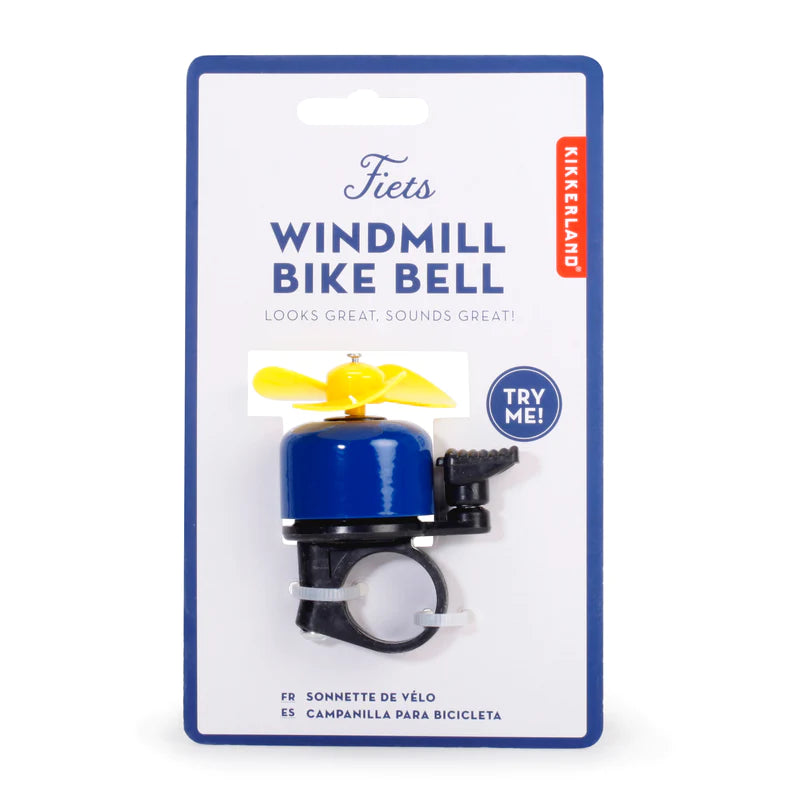 Metal Windmill Bike Bell by Kikkerland