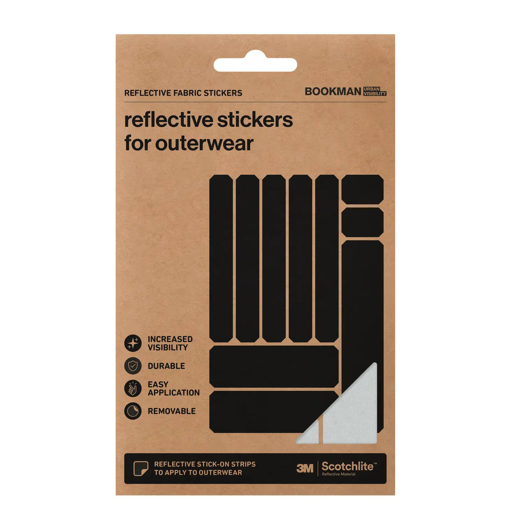 Reflective Fabric Stickers Strips Silver