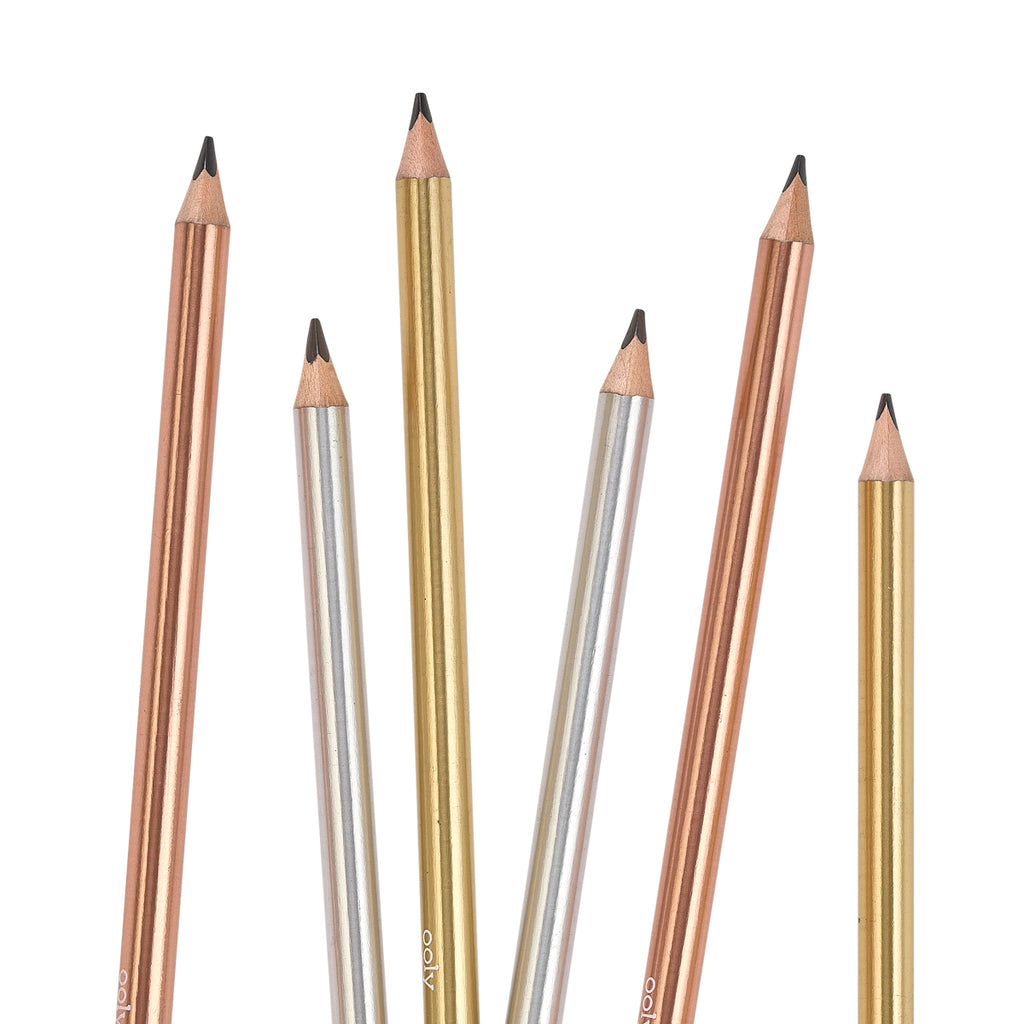 Modern Graphite Pencils by Ooly (pack of 6)