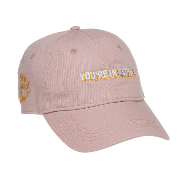 YOU'RE IN ASPEN Twill Baseball Cap by Giles Round