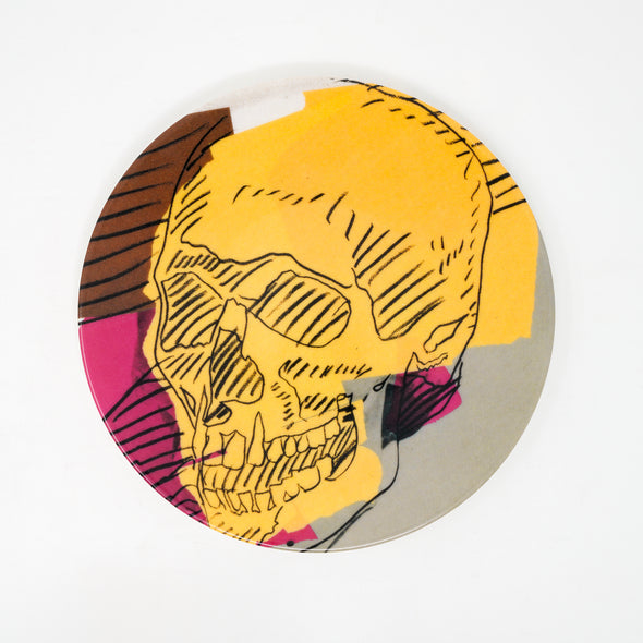 Skull Plate in Beige by Ligne Blanche Paris