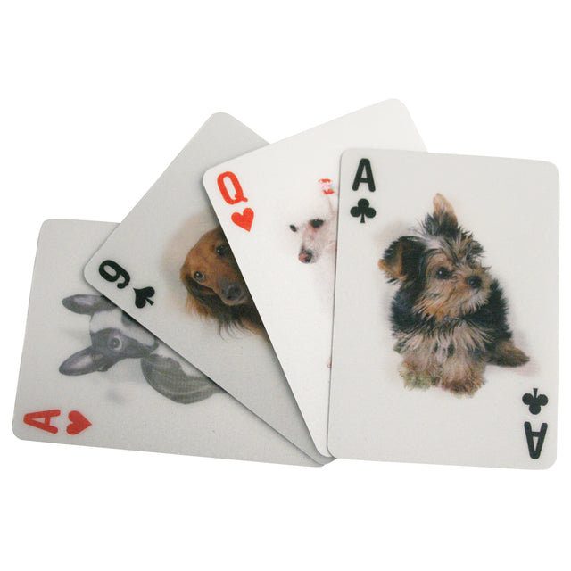 Dog 3-D Pet Playing Cards by Kikkerland