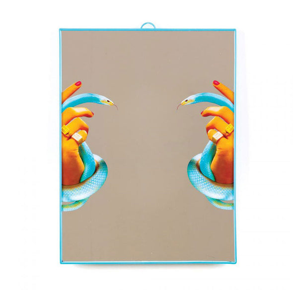 Mirror Big Hands with Snakes by Toiletpaper x Seletti