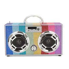 Bling Boombox in Rainbow