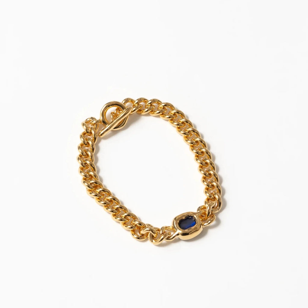 Tilda Bracelet in Blue and Gold by Wolf Circus